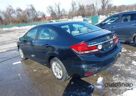 2014 Honda Civic Lx из США, поврежденный, VIN 19XFB2F51EE234407